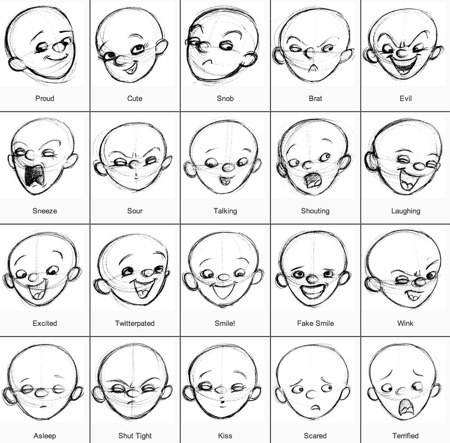 How To Draw Facial Expression 119